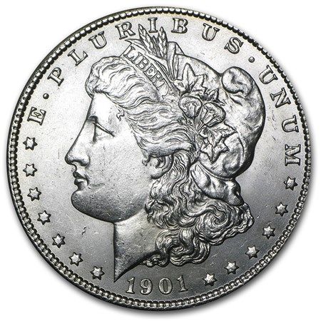 Lot 107: 1901- Morgan Dollar BU