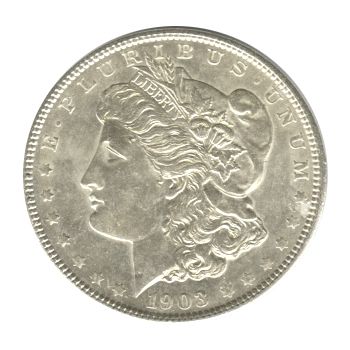 Lot 116: Morgan Silver Dollar Uncirculated 1903-O