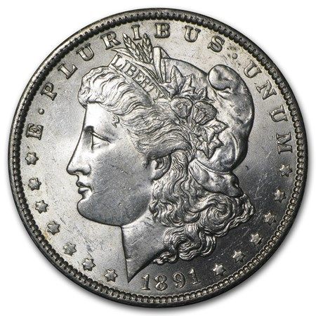 Lot 137: 1891-O Morgan Dollar BU