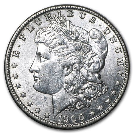 Lot 206: Morgan Silver Dollar AU-UNC 1900-O/CC