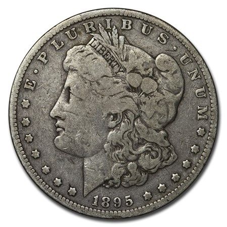 Lot 213: Morgan Silver Dollar Fine Condition 1895-O