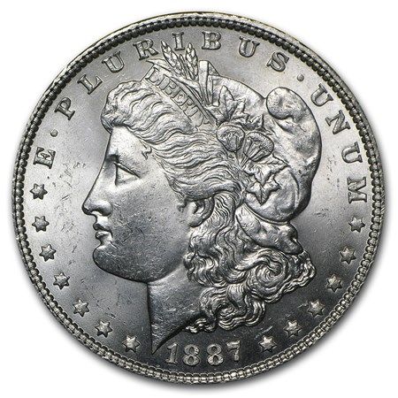 Lot 249: 1887-S Morgan Dollar BU