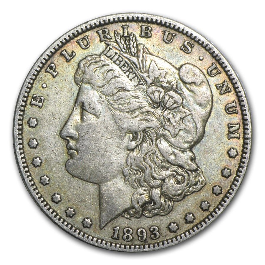 Lot 51: Morgan Silver Dollar Extra Fine Condition 1893