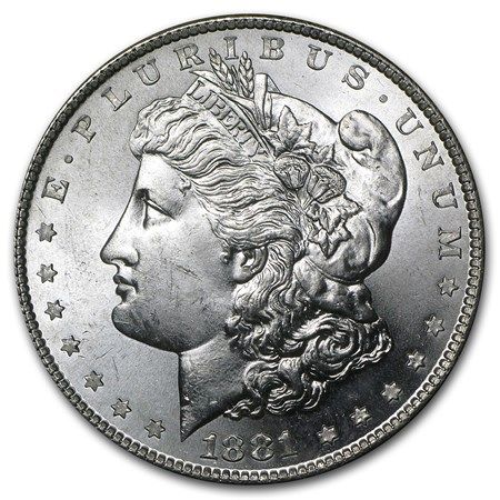 Lot 103: 1881-S Morgan Dollar BU