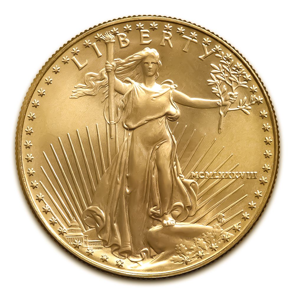 Lot 136: 1988 American Gold Eagle 1/10 oz Uncirculated