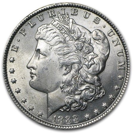 Lot 218: 1888- Morgan Dollar BU
