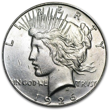 Lot 81: 1926 - S- Peace Silver Dollar BU