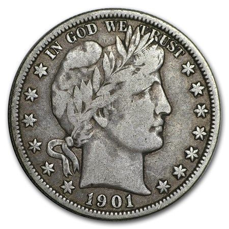 Lot 84: Barber Half Dollar Extra Fine 1901-O
