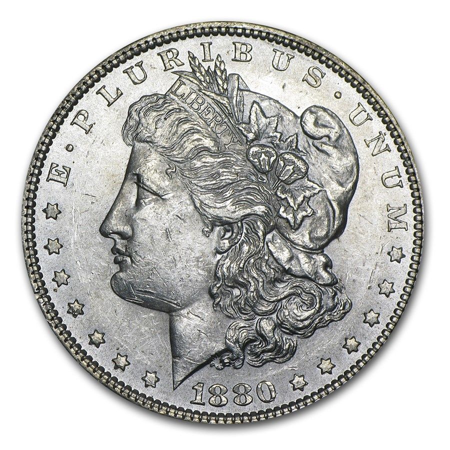 Lot 93: 1880- Morgan Dollar BU