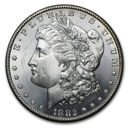 Lot 117: 1882-CC Morgan Dollar BU