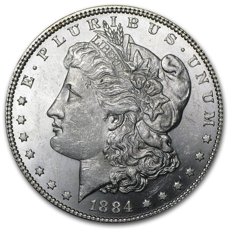 Lot 123: 1884- Morgan Dollar BU