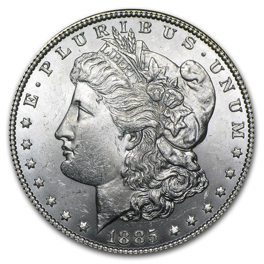 Lot 125: 1885- Morgan Dollar BU