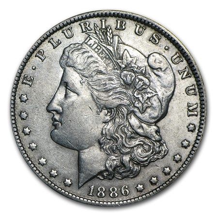 Lot 150: Morgan Silver Dollar Uncirculated 1886-0