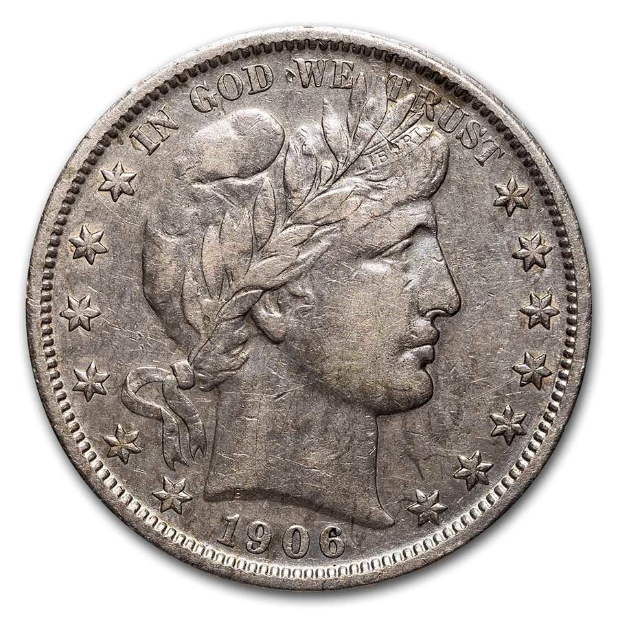 Lot 56: Barber Half Dollar Extra Fine 1906-O