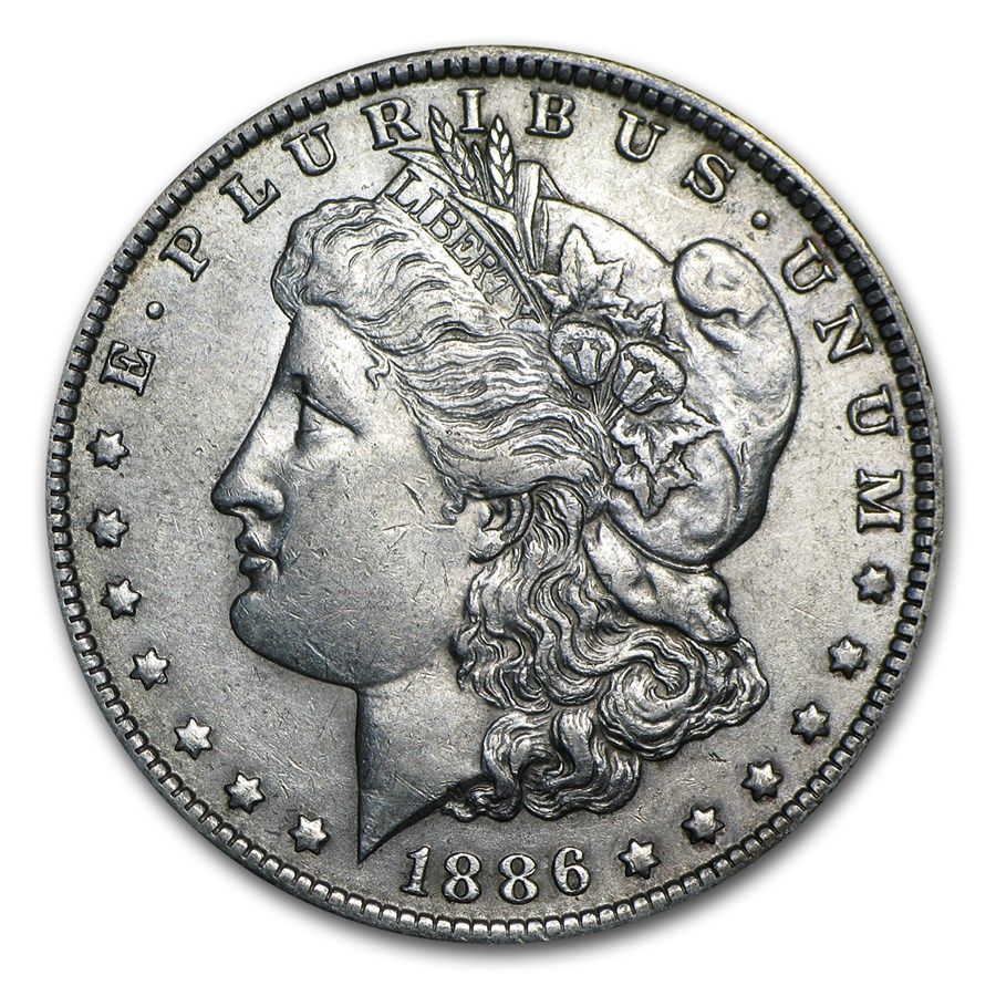 Lot 84: Morgan Silver Dollar Uncirculated 1886-0