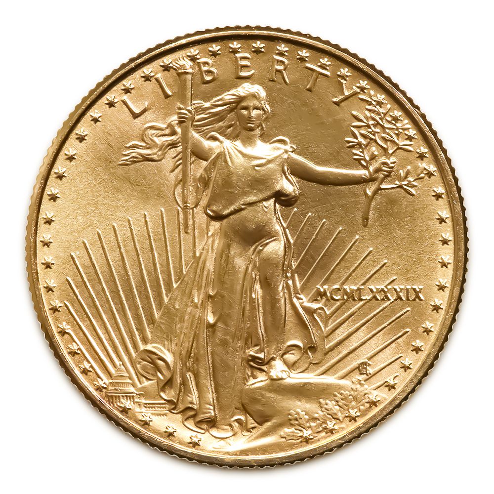 Lot 101: 1989 American Gold Eagle 1/10 oz Uncirculated