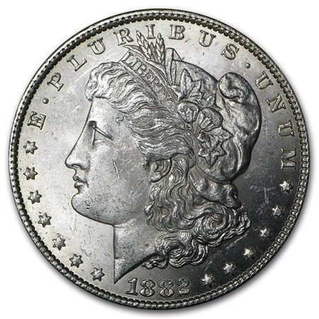Lot 106: 1882- Morgan Dollar BU