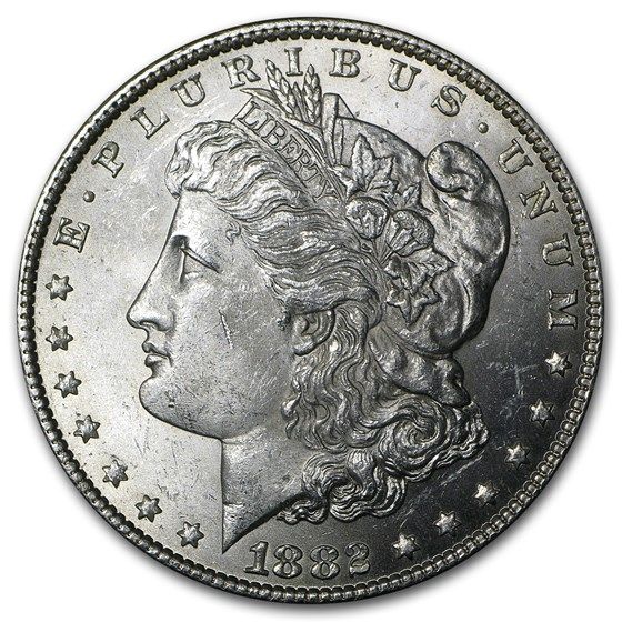 Lot 60: 1882- Morgan Dollar BU