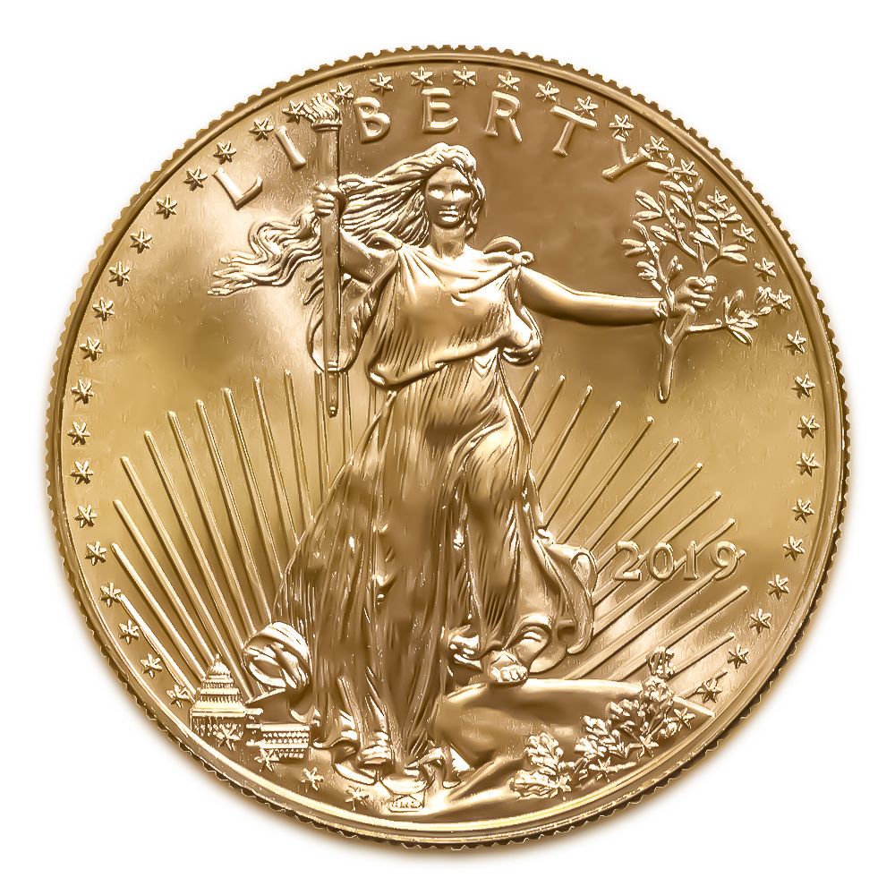 Lot 65: 2019 American Gold Eagle 1/10 oz Uncirculated