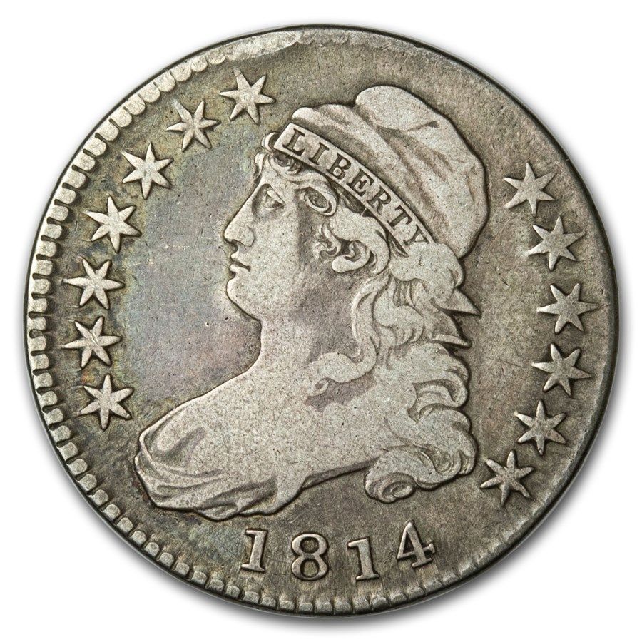 Lot 87: Bust Half Dollar Very Good 1814/3