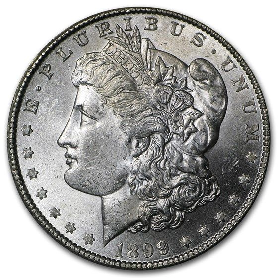 Lot 100: 1899-O Morgan Dollar BU