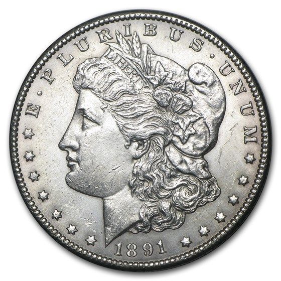 Lot 116: 1891-CC Morgan Dollar BU