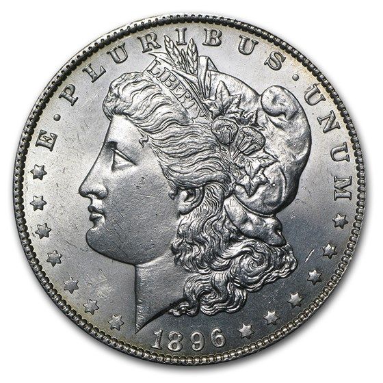 Lot 122: 1896- Morgan Dollar BU