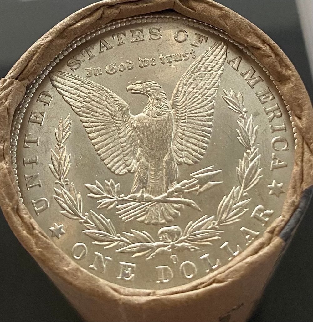 Lot 65: BU $10 Morgan Silver Dollar Roll O & O Ends