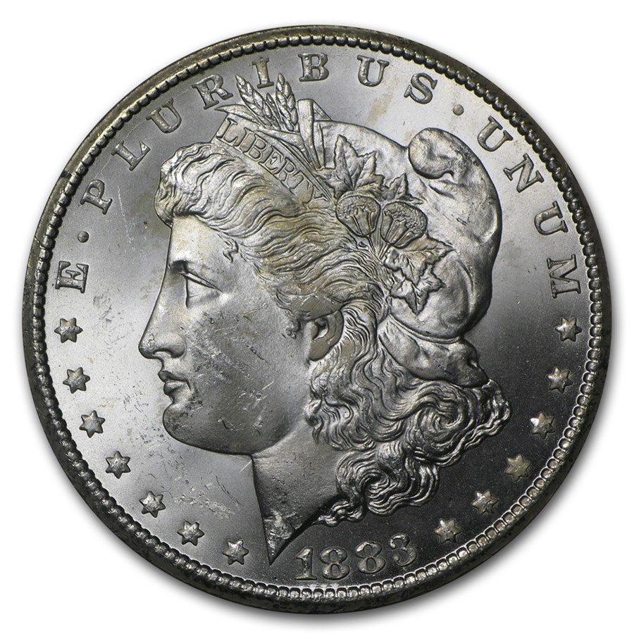 Lot 95: 1883-CC Morgan Dollar Cracked From Roll BU
