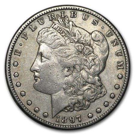 Lot 70: 1897-SMS-61+ Morgan Dollar-Non Graded