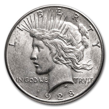 Lot 80: 1928 MS-62- Peace Dollar ANACS