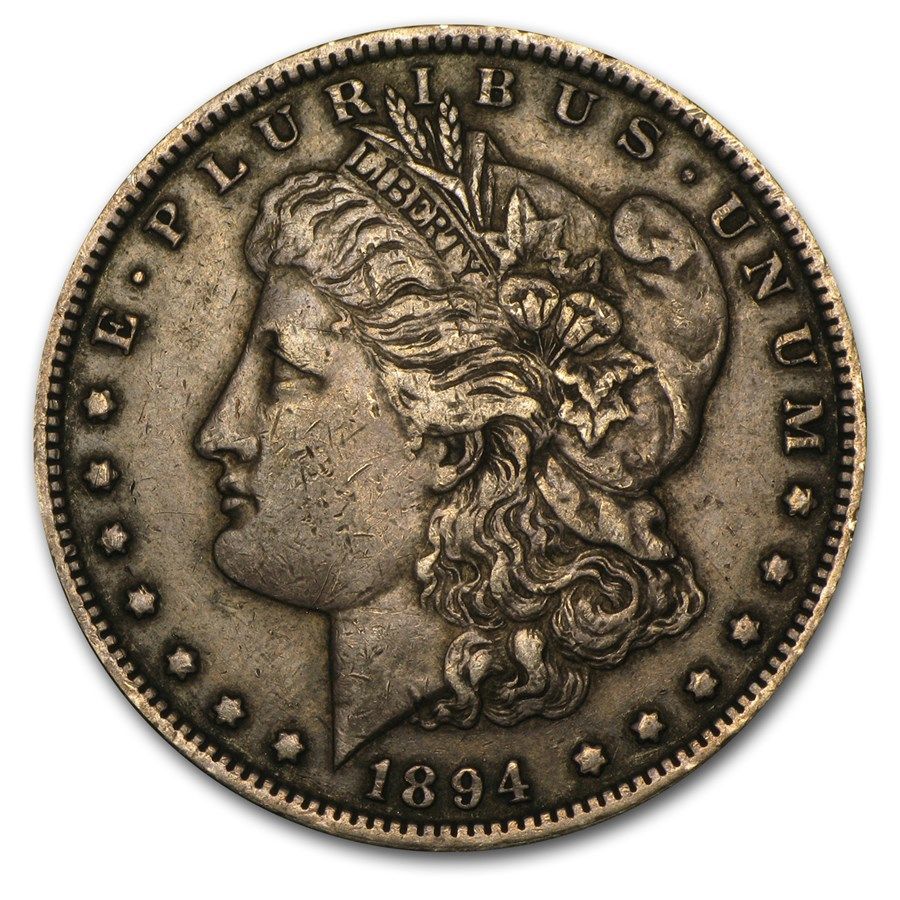 Lot 105: 1894- Morgan Dollar Cracked From Roll