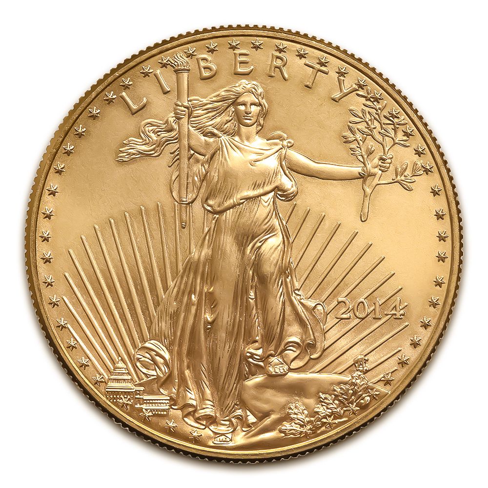 Lot 111: 2014 American Gold Eagle 1/10 oz Uncirculated