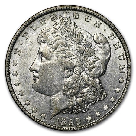 Lot 115: 1899-MS-62+ Morgan Dollar-Non Graded