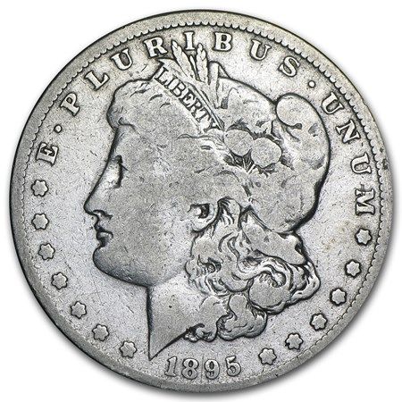 Lot 167: Morgan Silver Dollar G-VG 1895-S