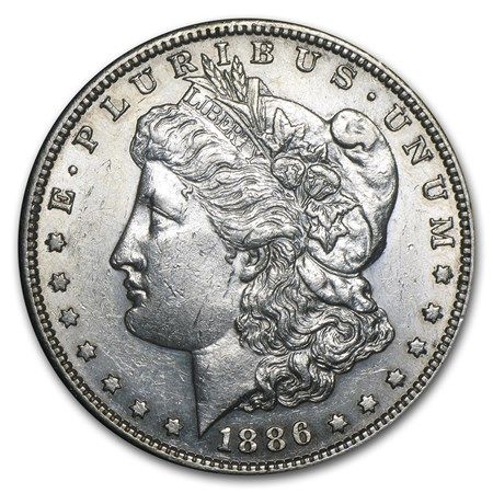 Lot 171: 1886-S Morgan Dollar Cracked From Roll