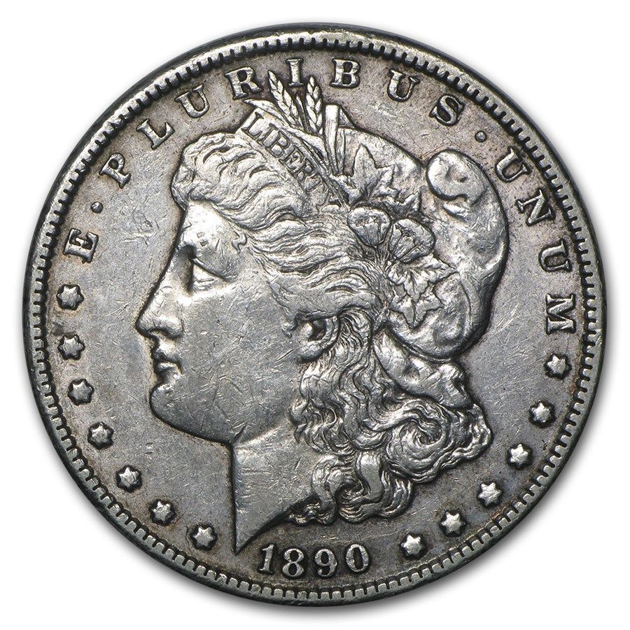 Lot 184: Morgan Silver Dollar Extra Fine Condition 1890-CC