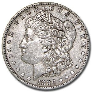 Lot 66: 1886- MS-61+ Morgan Dollar-Non Graded