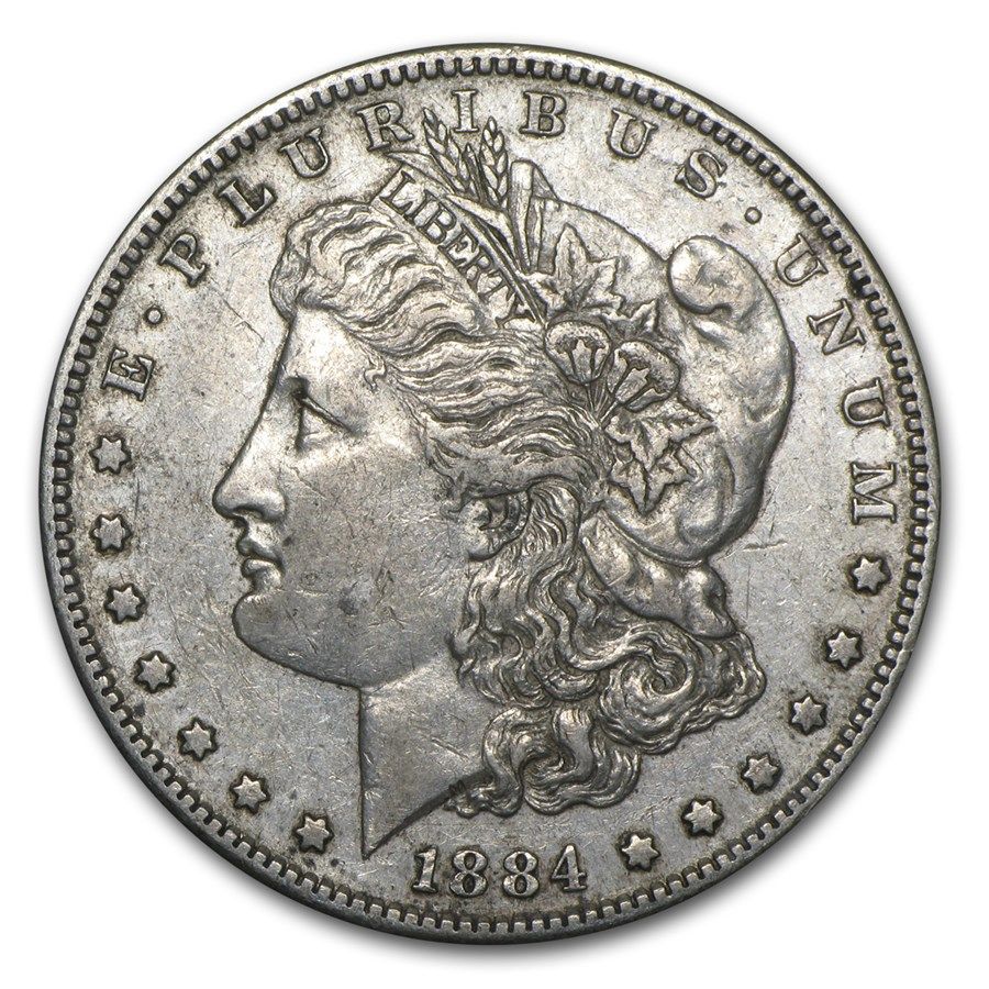 Lot 72: 1884- MS-62+ Morgan Dollar-Non Graded