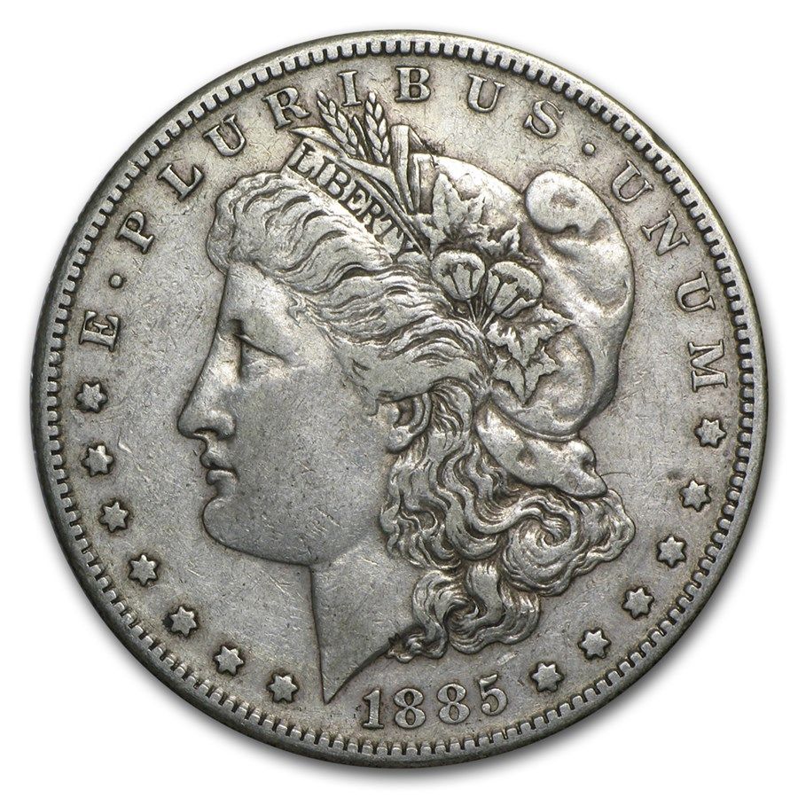 Lot 198: 1885- MS-61+ Morgan Dollar-Non Graded