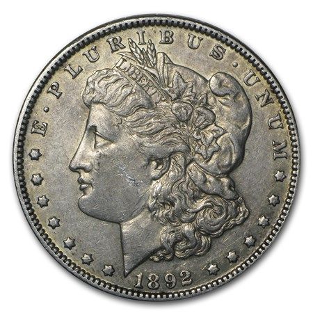 Lot 58: 1892- Morgan Dollar Cracked From Roll
