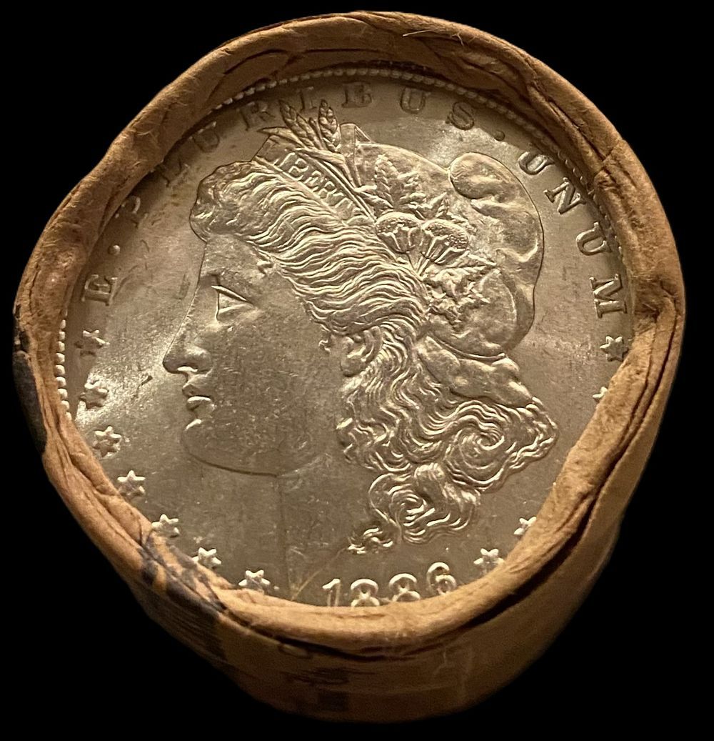 Lot 96: $10- Morgan Dollar BU 1886 & S End