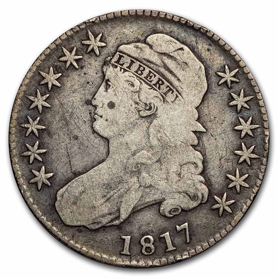 Lot 67: Bust Half Dollar Very Good 1817