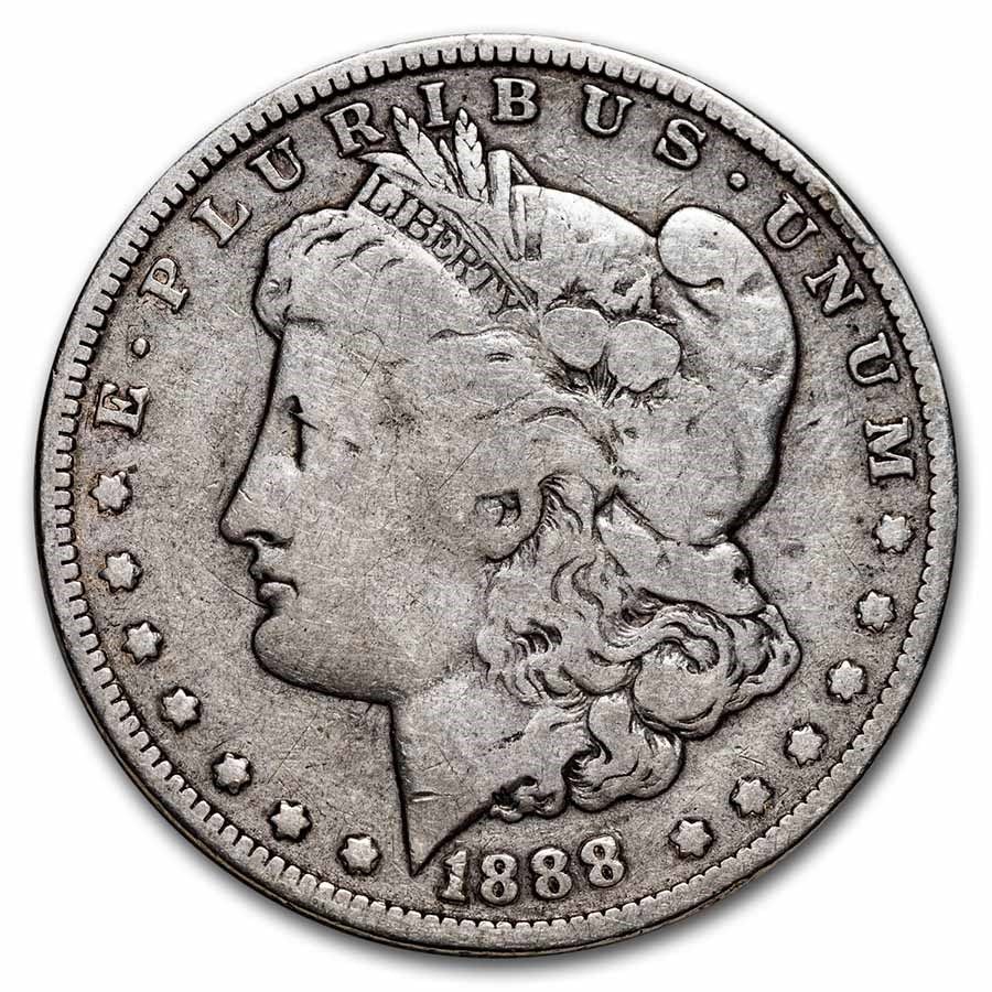 Lot 72: Morgan Silver Dollar G-VG 1888-O
