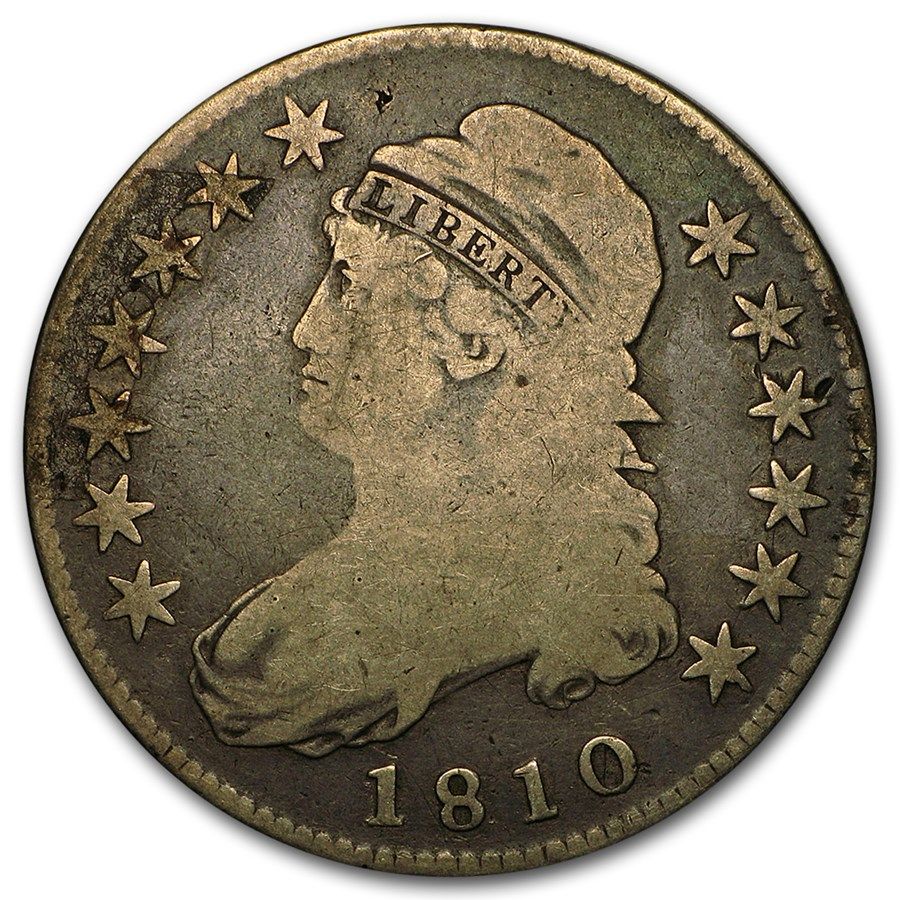 Lot 115: Bust Half Dollar Very Good 1810