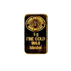 Lot 118: 5 Gram Gold Bar - Random Manufacturer