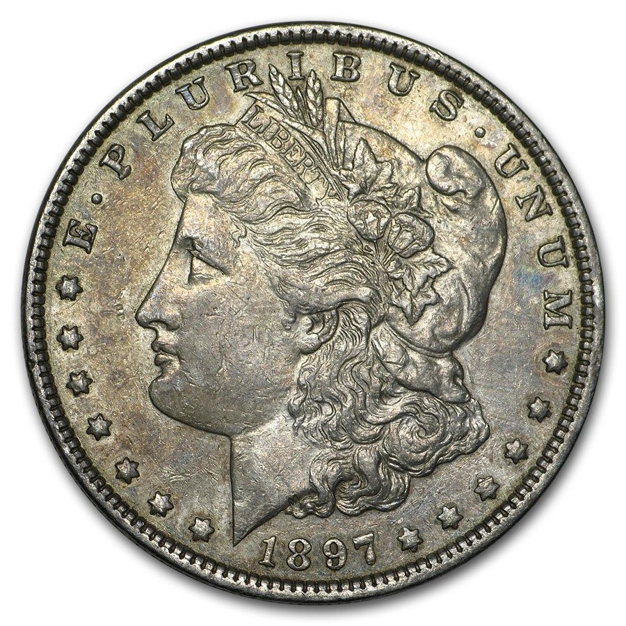 Lot 131: 1897- MS-61+ Morgan Dollar-Non Graded