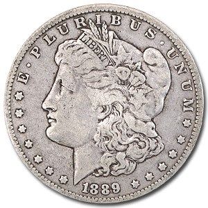 Lot 166: Morgan Silver Dollar Fine Condition 1889-O