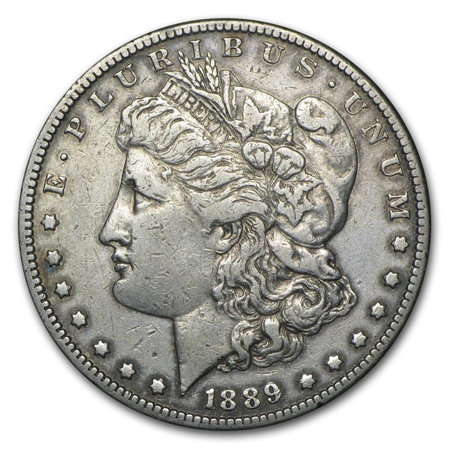 Lot 62: Morgan Silver Dollar Very Fine Condition 1889