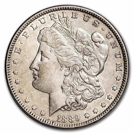Lot 71: 1889- MS-62+ Morgan Dollar-Non Graded